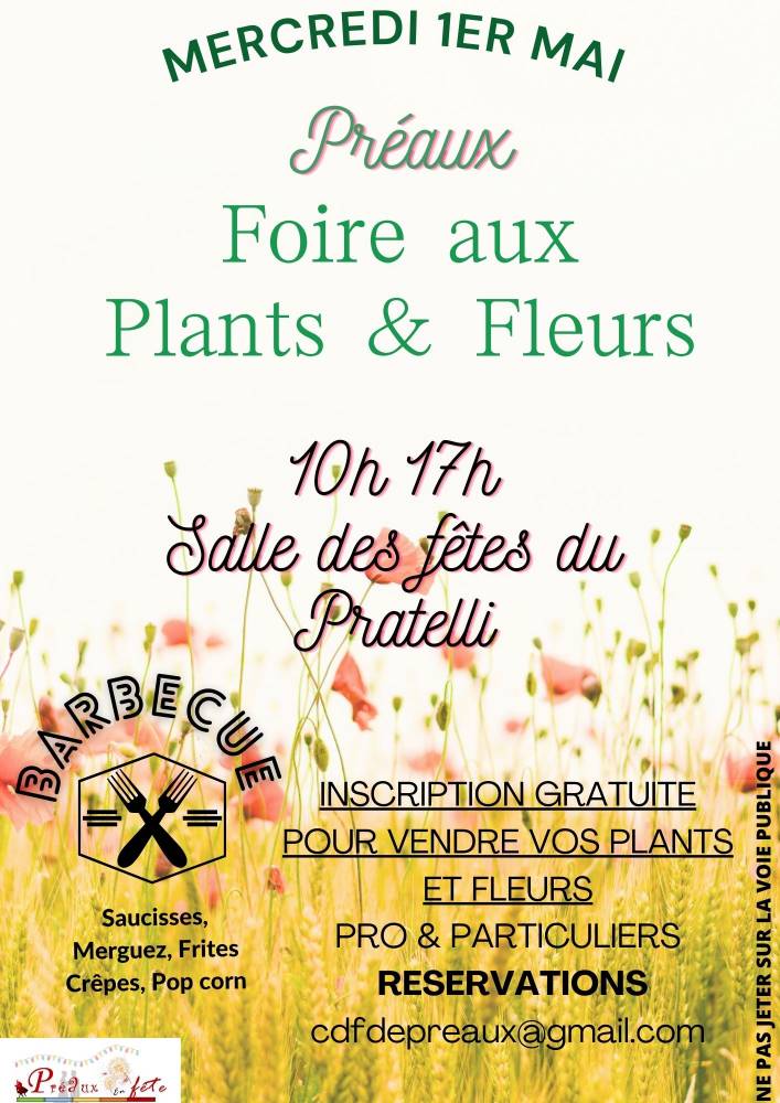 3 ème édition foire aux plants et fleurs de Préaux  - Préaux 