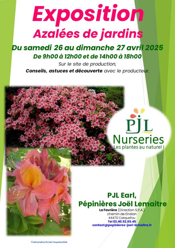 Exposition Azalées de Jardins