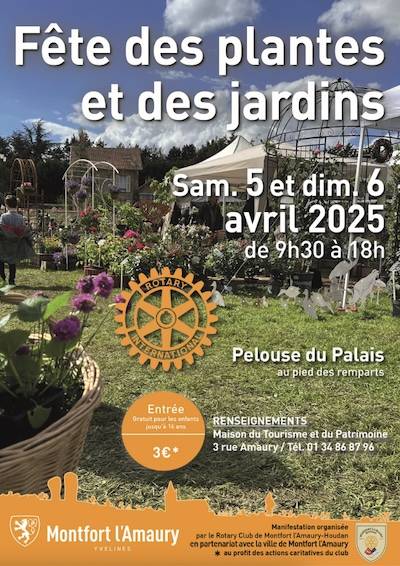 Fête des plantes et des jardins de montfort-l'amaury - Montfort-l'Amaury