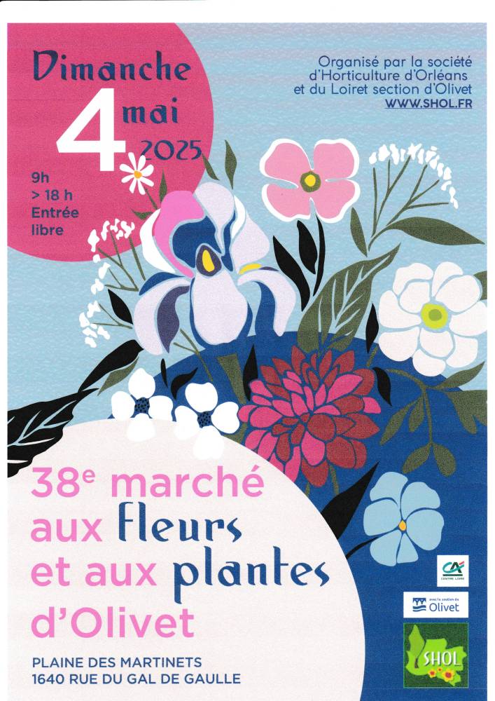 Marché aux fleurs et aux plantes - Olivet