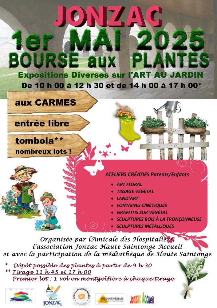 Bourse aux plantes - Ville *JONZAC