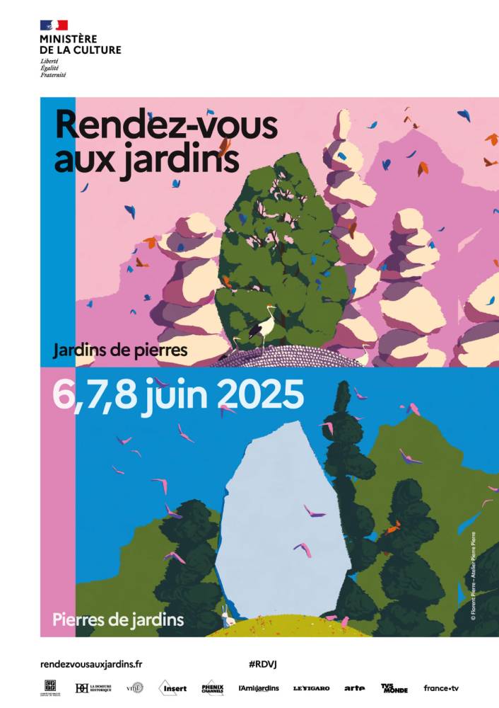 Rendez-vous aux jardins 2025 : Jardins de pierres, pierres de jardins - France