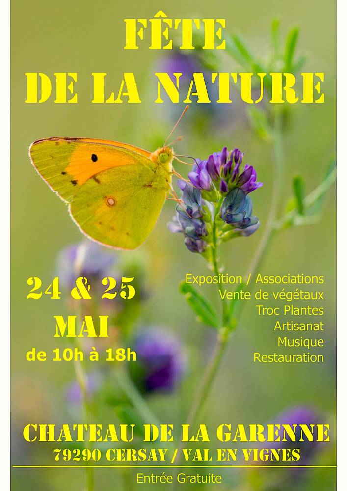 Fête de la Nature au Château de la Garenne - Cersay