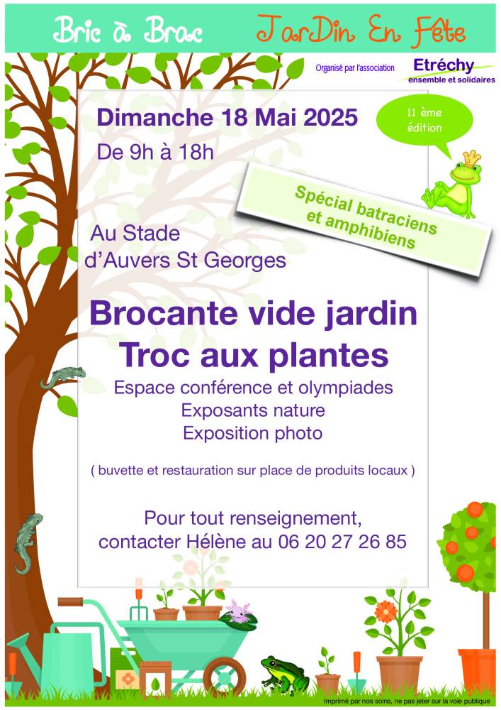 Bric à Brac - Jardin en fête - Auvers saint Georges