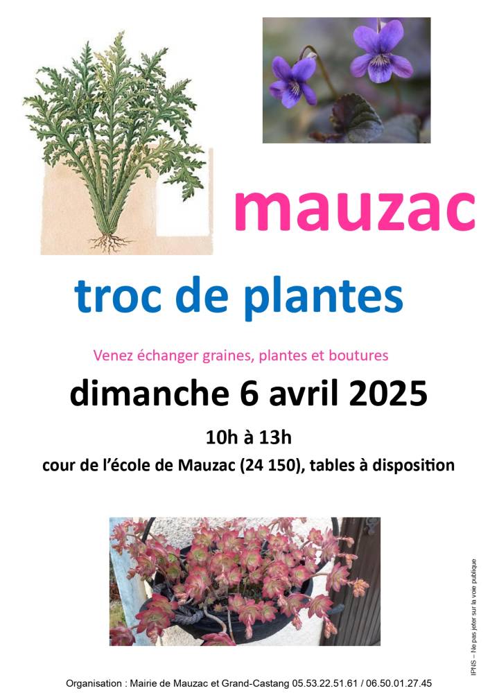 Troc de plantes - mauzac et grand castang