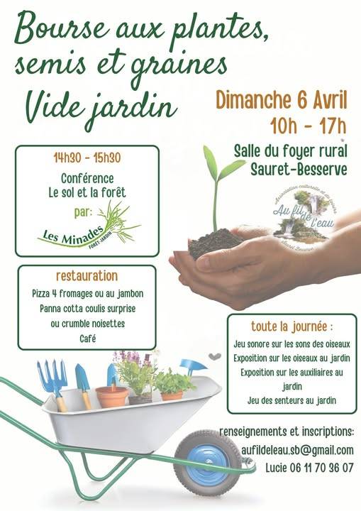 Bourse aux plantes graines et semis - SAURET BESSERVE