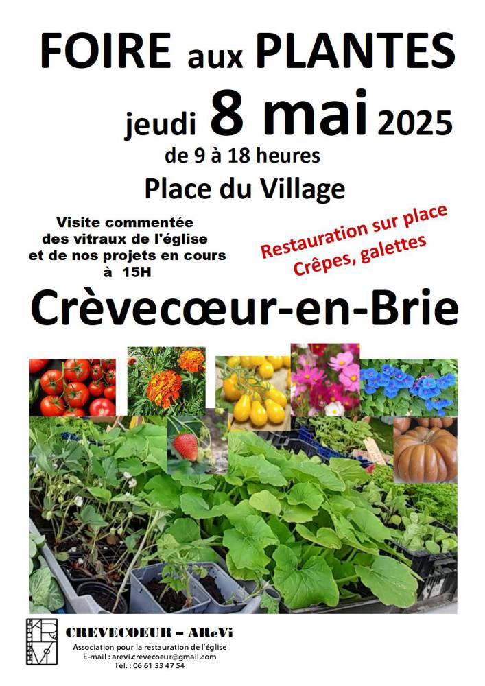 Foire aux plantes - Crèvecoeur-en-Brie