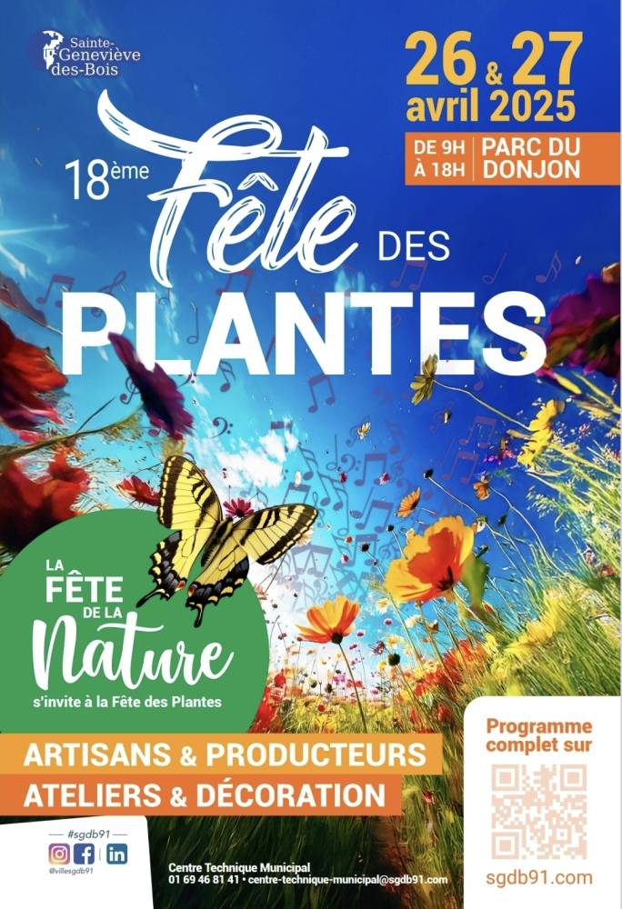 18ème Fête des Plantes et 3ème Fête de la Naturea - Sainte-Geneviève-des-Bois