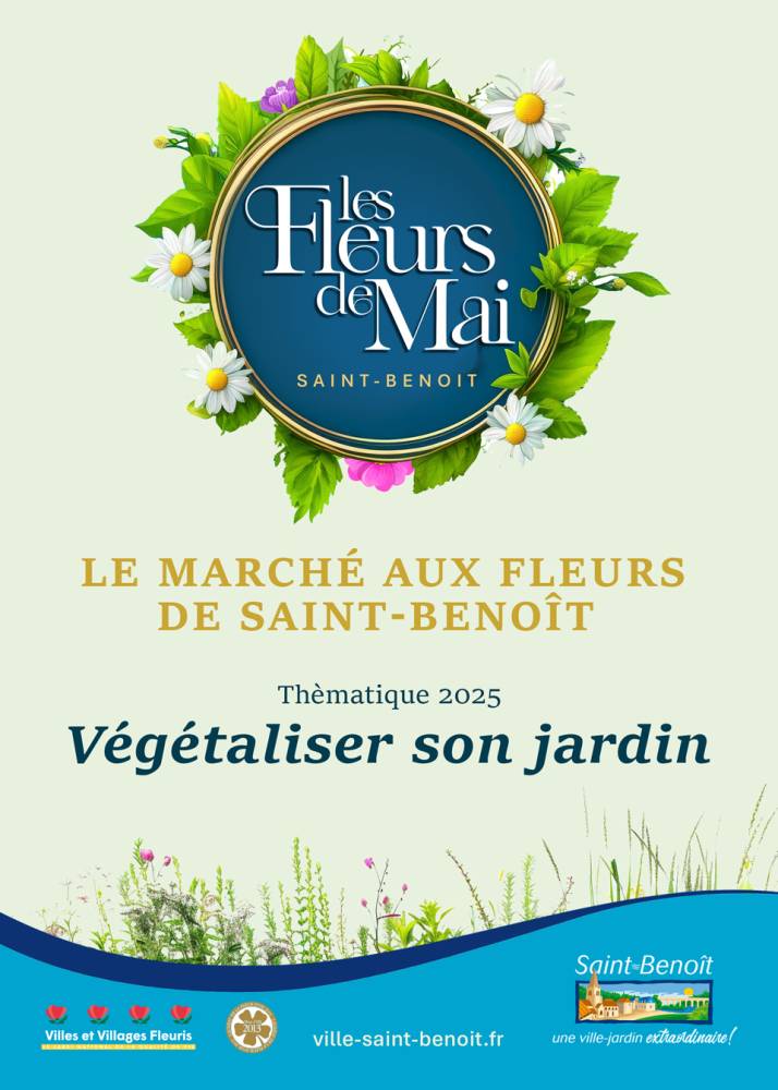 Les Fleurs de Mai - Le marché aux fleurs de Saint-Benoît - Saint-Benoit