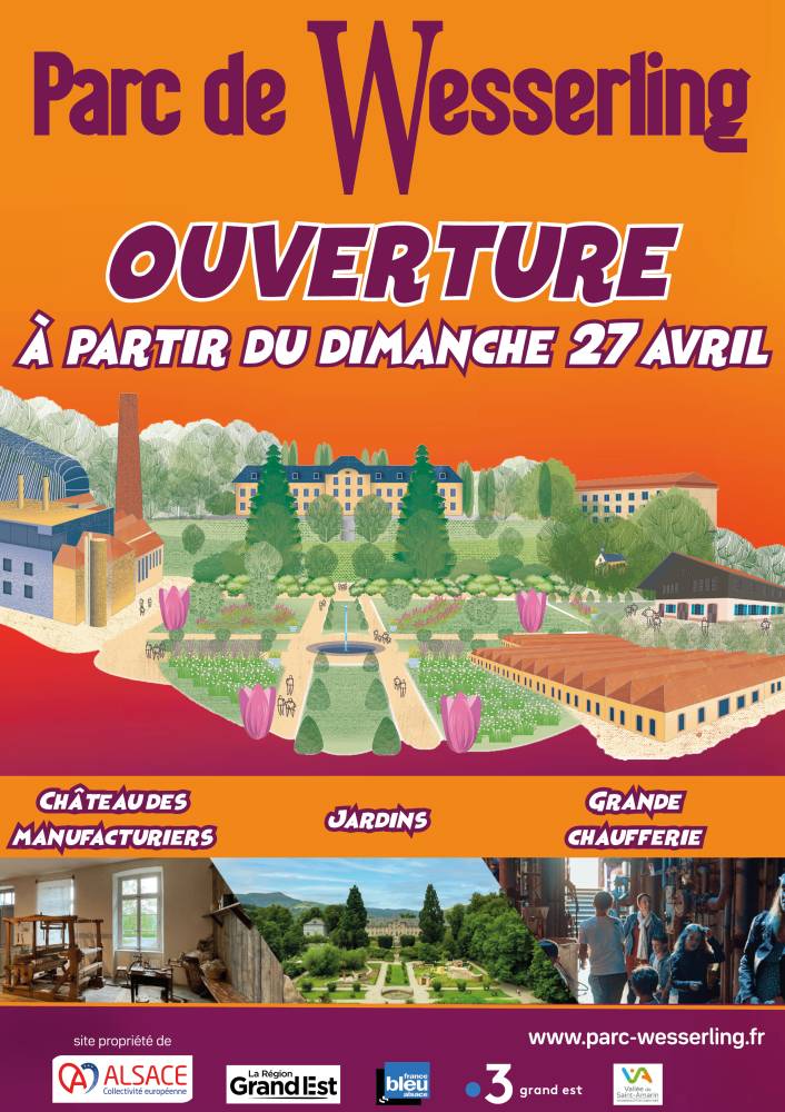 Ré-ouverture du Parc de Wesserling - Husseren-Wesserling