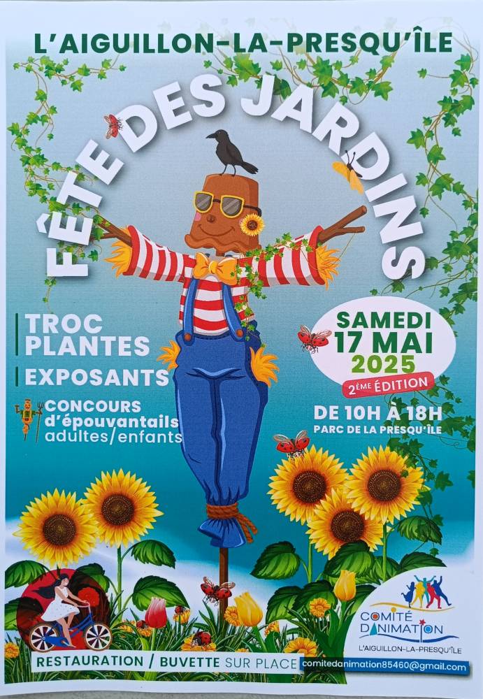 fête des jardins  - l'Aiguillon la presqu'île 