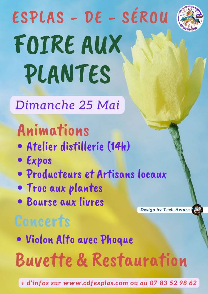 Foire aux plantes - Esplas-De-Sérou