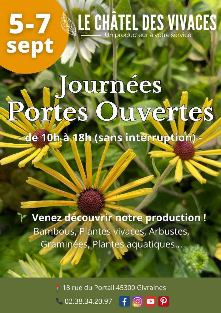 Journées portes ouvertes - Le châtel des vivaces - Givraines 