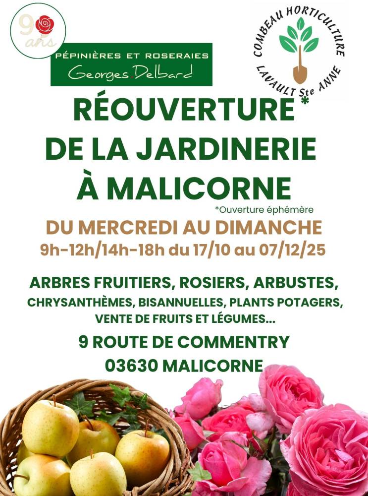 Ouverture éphémère de la jardinerie à Malicorne - Malicorne