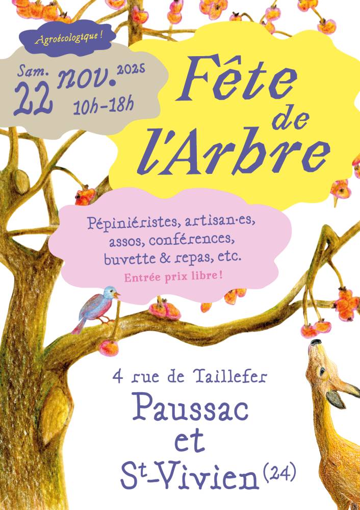 3ème fête de l'arbre, locale et agroécologique - PAUSSAC ET ST VIVIEN