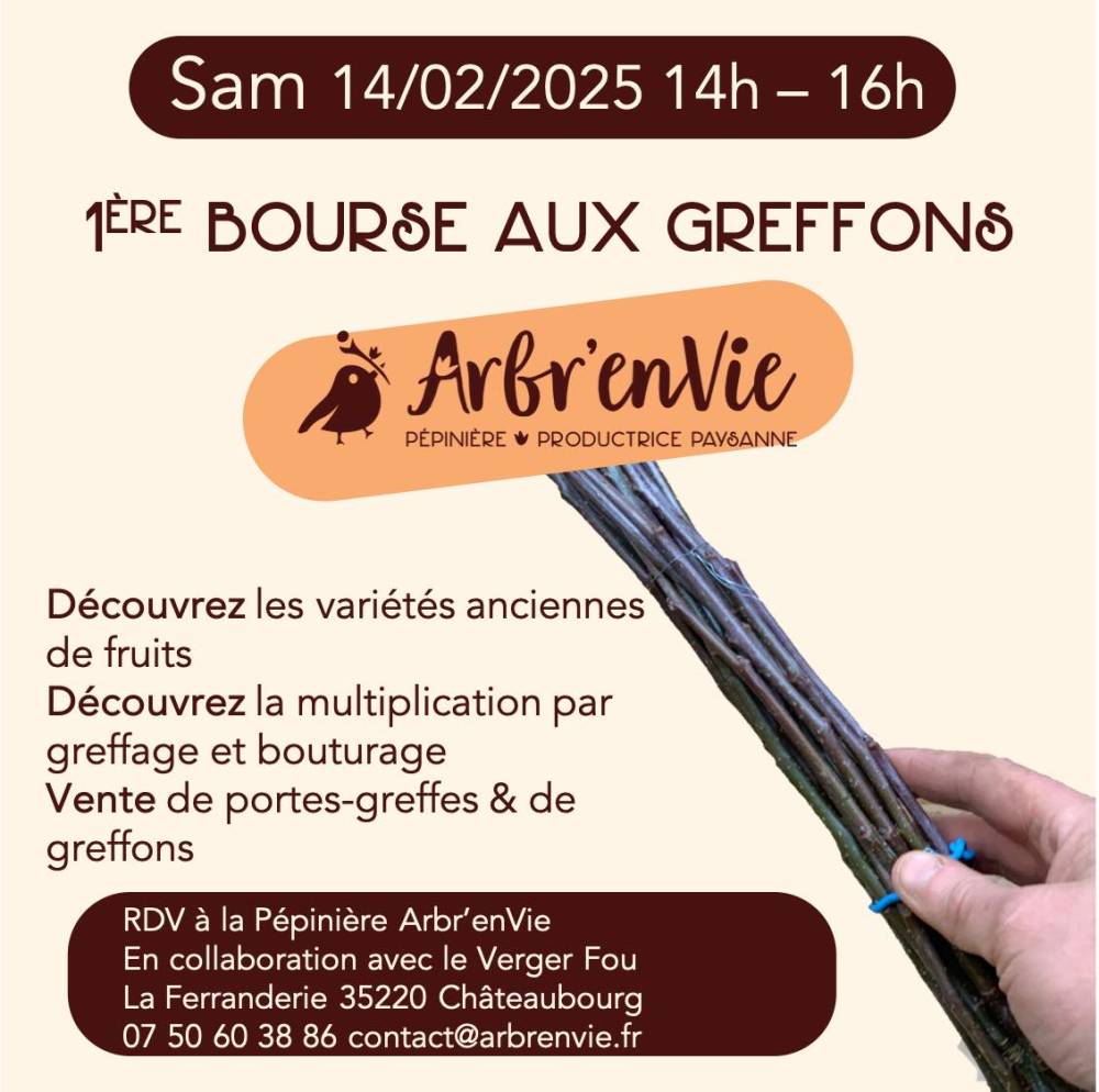 Bourse aux greffons - Châteaubourg