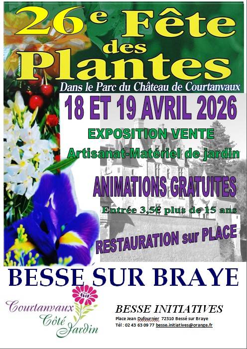 Courtanvaux côyé jardin 2026 - Bessé-sur-Braye
