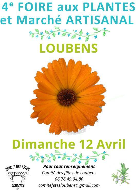 Foire aux plantes et marché artisanal - Loubens