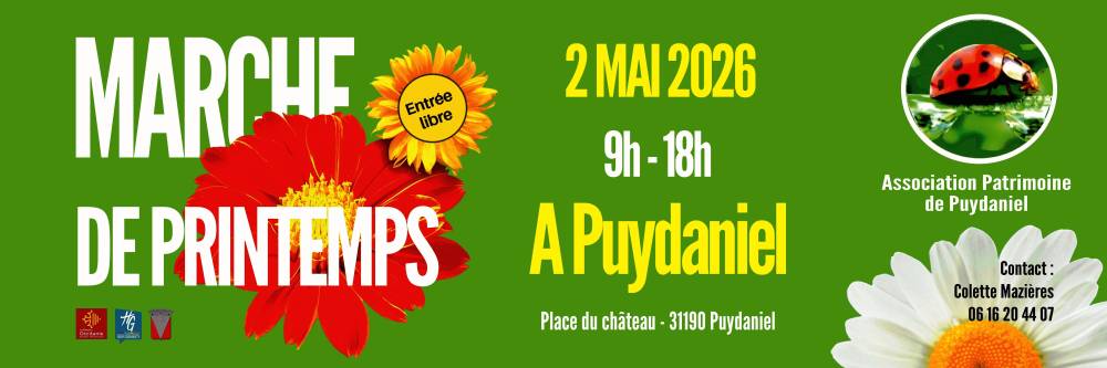Marché de Printemps 2026 - Puydaniel