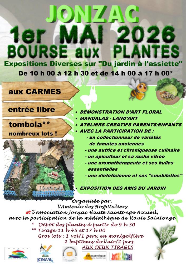 Bourse aux plantes - Ville *JONZAC