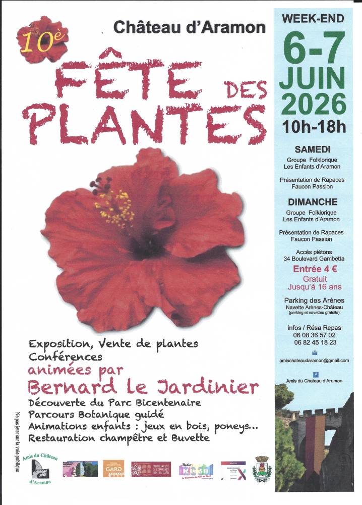 10 eme Fête des Plantes du Château d'Aramon - Aramon