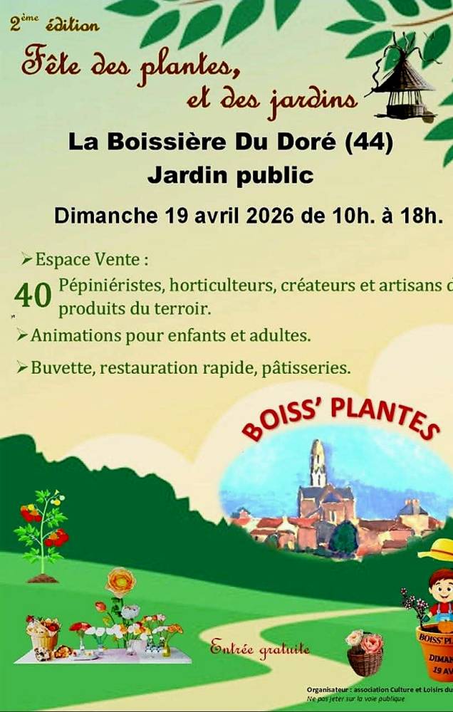 Fête des plantes et des jardins - La Boissière-du-Doré