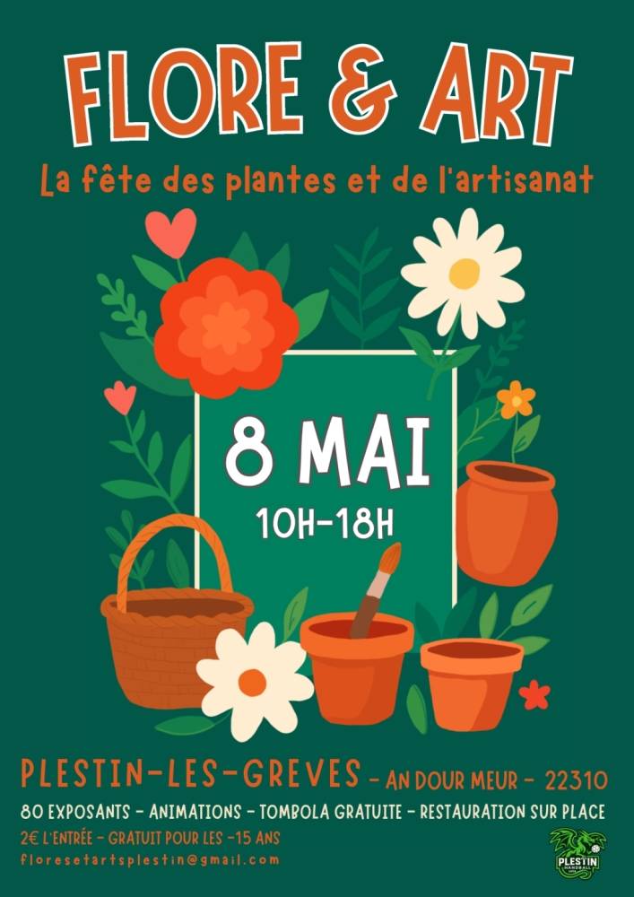Flore & Art : La fête des plantes et de l'artisanat - PLESTIN LES GREVES