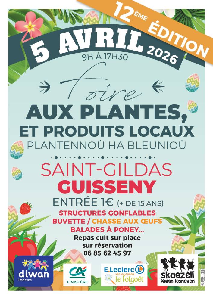 Foire aux plantes et produits locaux  - Guisseny 