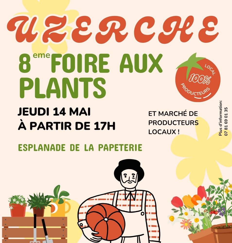 Foire aux plants et marché de producteurs - Uzerche