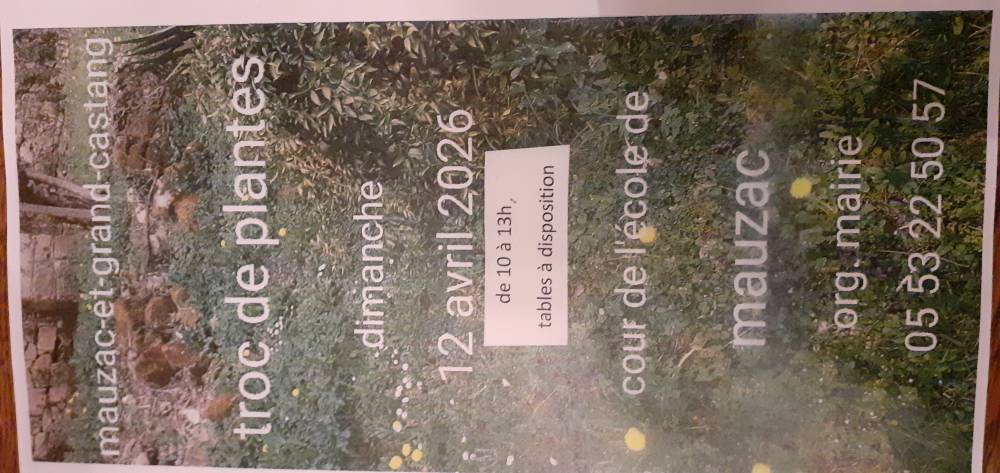 troc de plantes - mauzac et grand castang