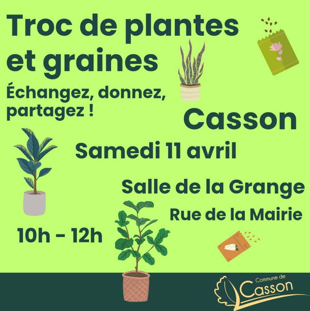 Troc graines et plantes de Casson - Casson