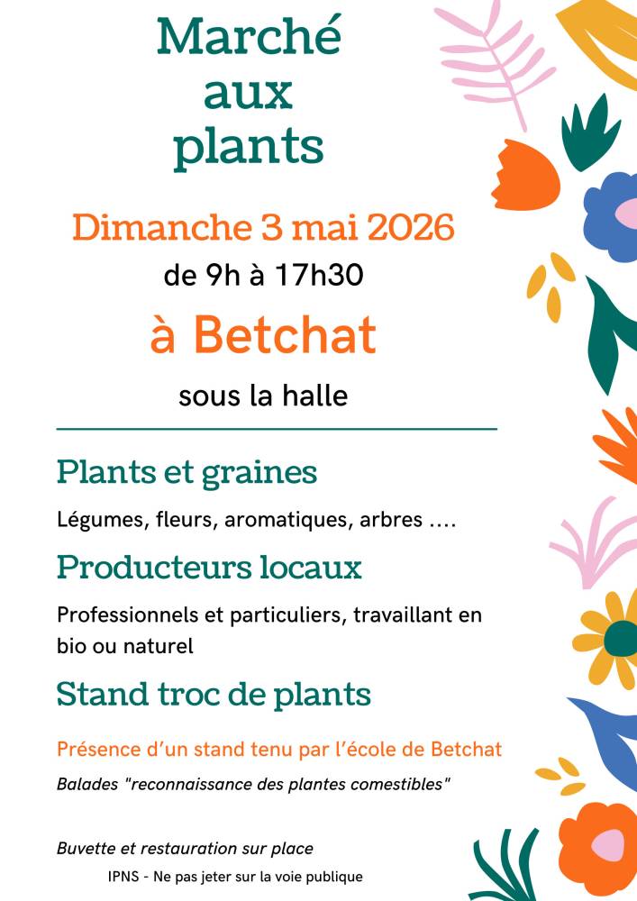 Marché auxx plants de Betchat - Betchat