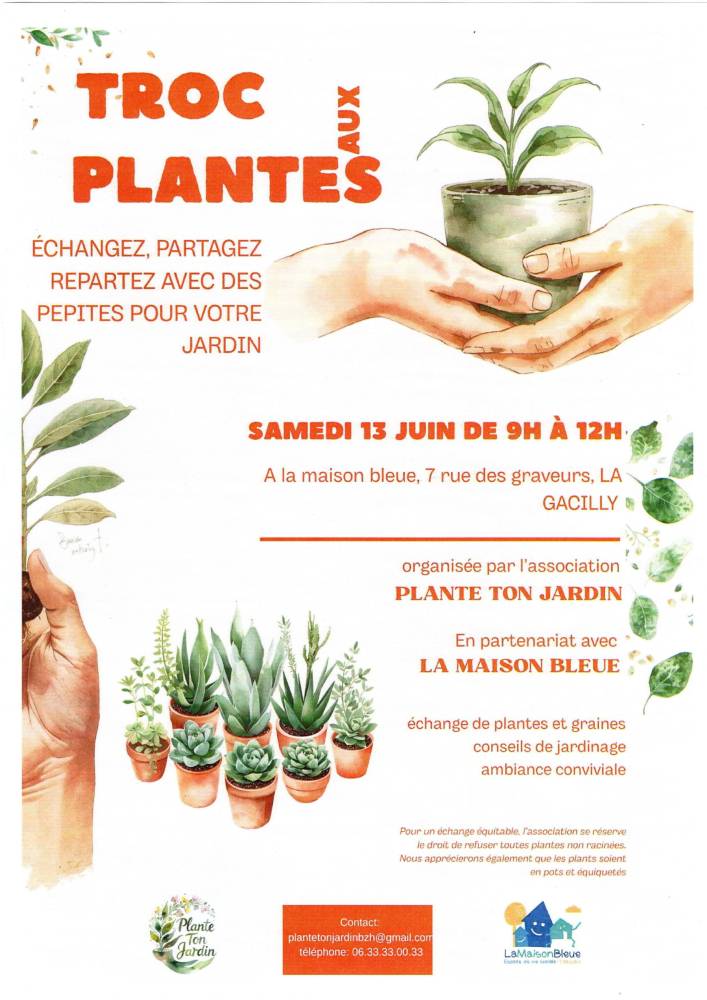 troc plantes  - la gacilly