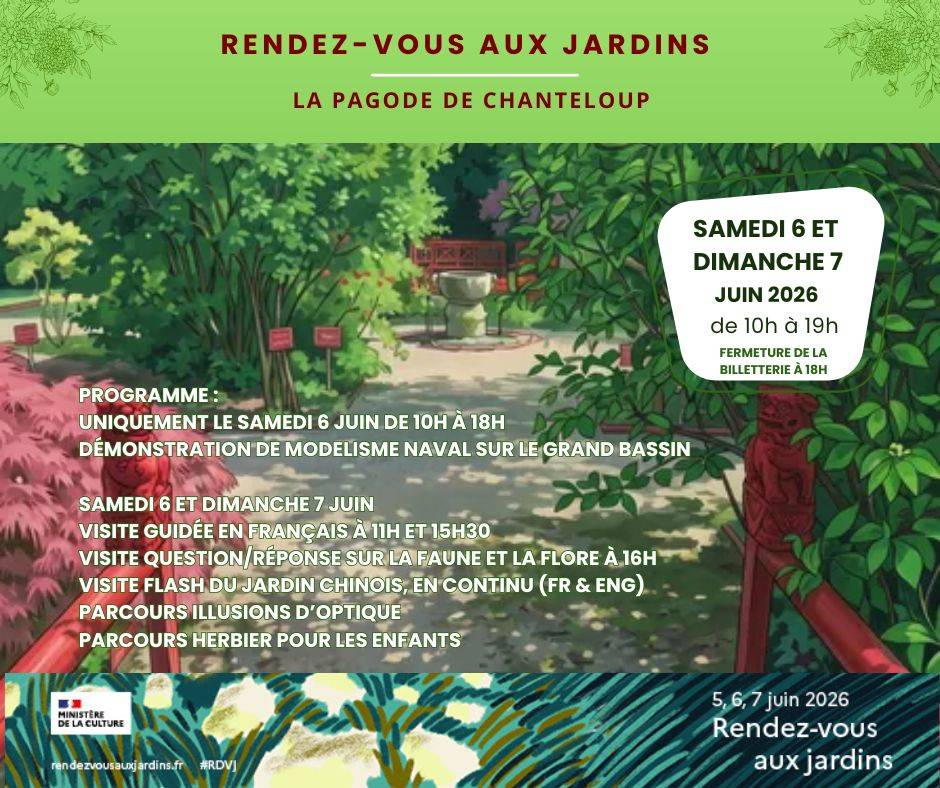 Rendez-vous aux Jardins 2026 - Amboise