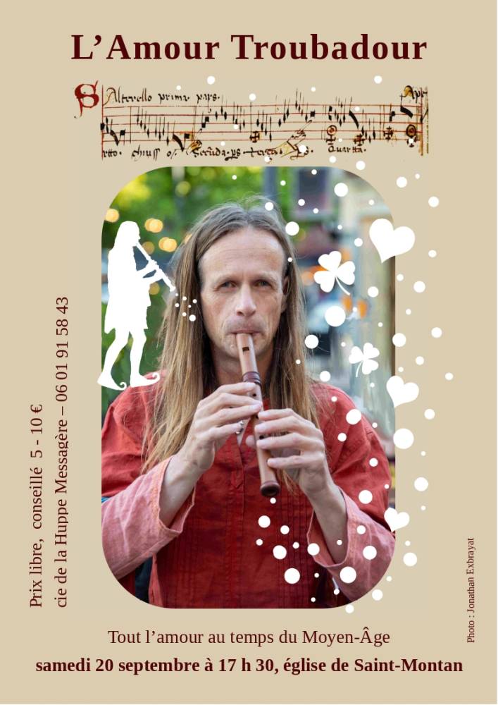 Spectacle ” l 'amour troubadour” à 16h30 - Essertines-en-Donzy