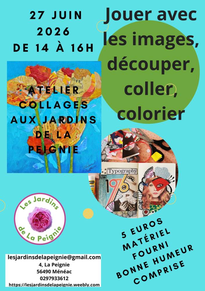 Ateliers Taille d'été le matin et Collage l'après-midi - MENEAC