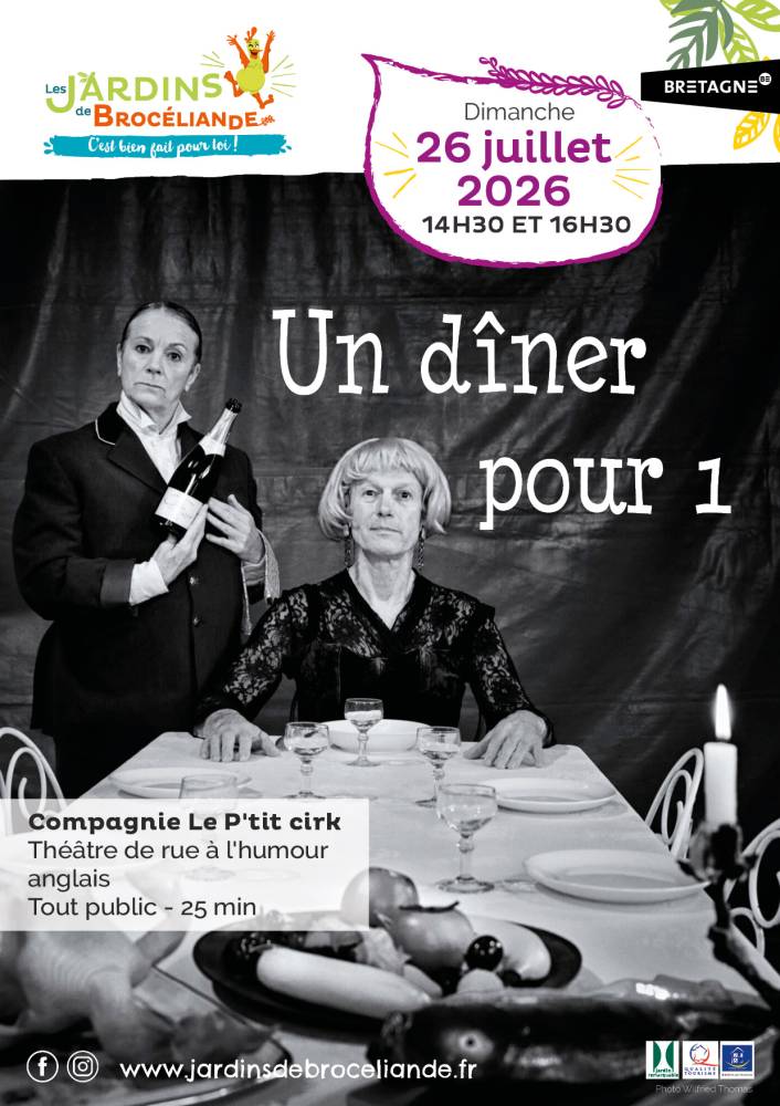 Spectacle : Un dîner pour 1 - Compagnie Le p’tit Cirk - Bréal-sous-Montfort