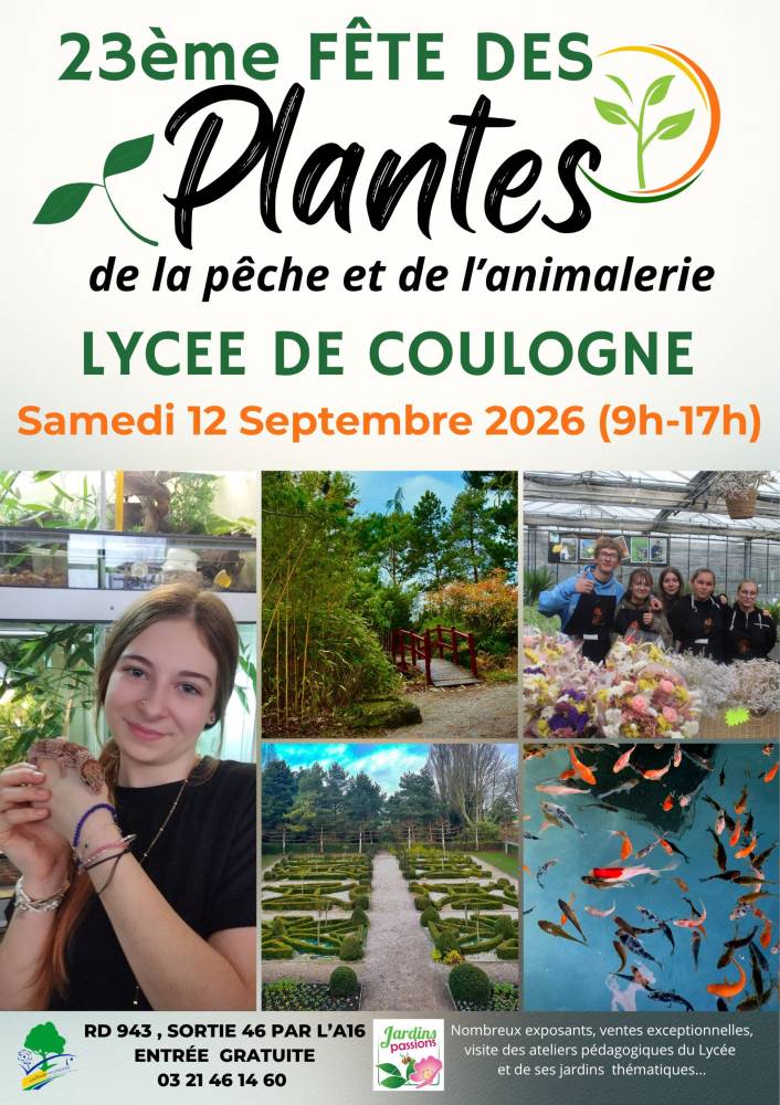 23ème Fête des Plantes, de l’Arbre, de l’Aquaculture et de l’Animalerie - COULOGNE