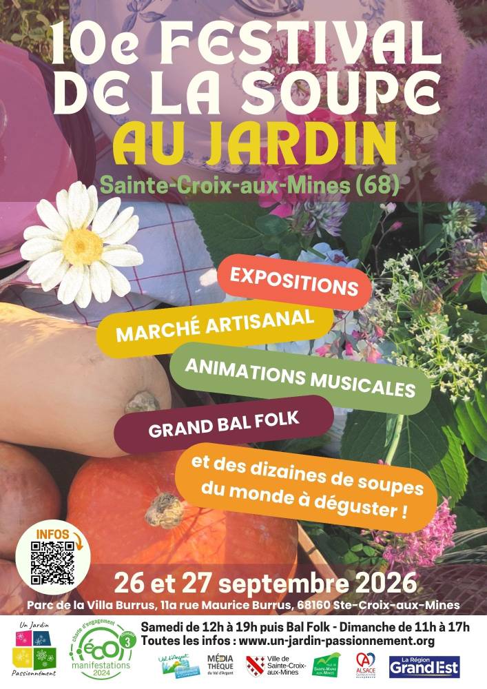 10e Festival de la Soupe au Jardin - Sainte-Croix-aux-Mines