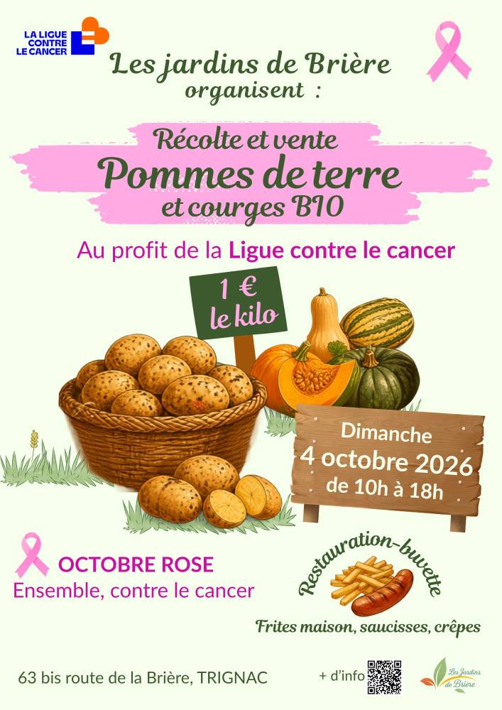  OCTOBRE ROSE – LES JARDINS DE BRIÈRE SE MOBILISENT !  - trignac