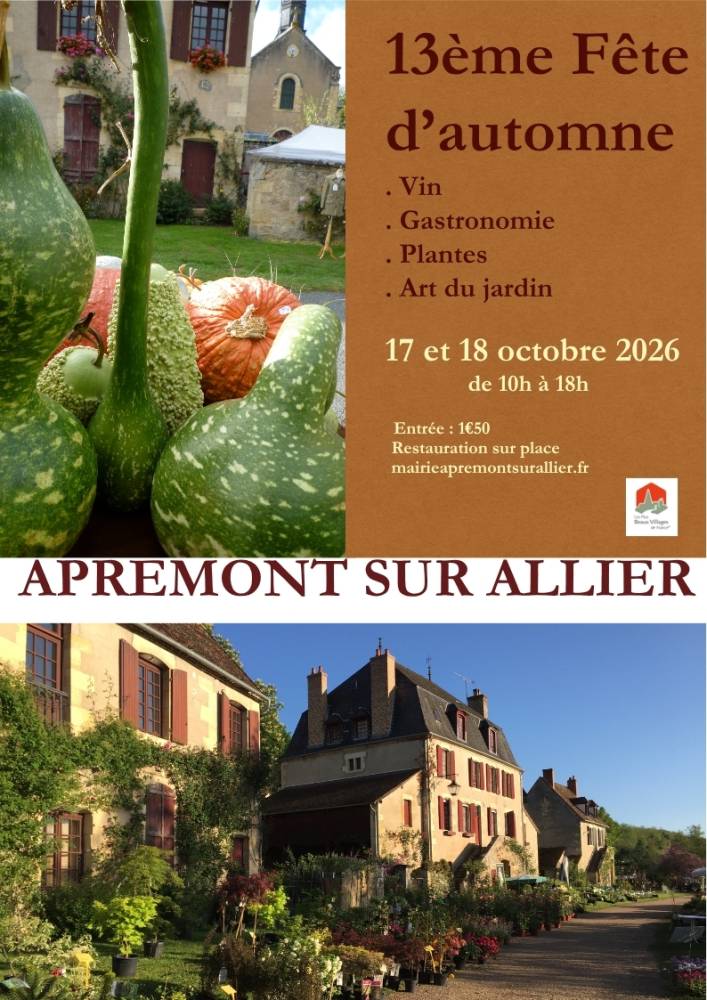 Fête d'automne - Apremont sur Allier