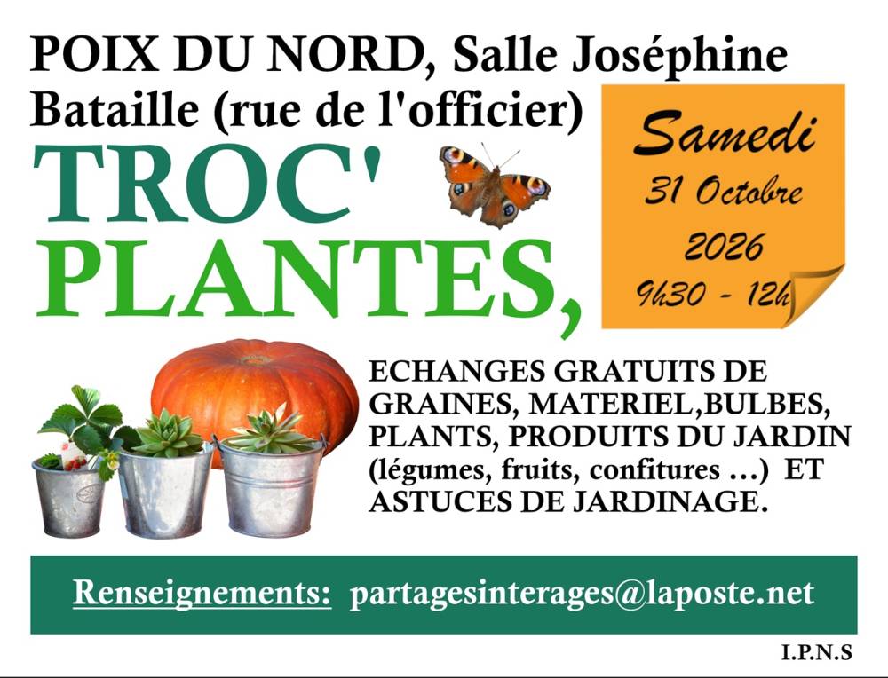 Troc'plantes - Poix-du-Nord