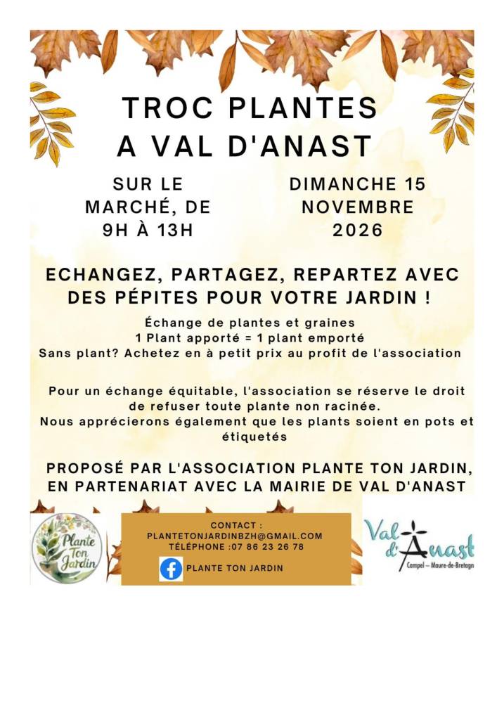 troc plantes d'automne - Val d anast
