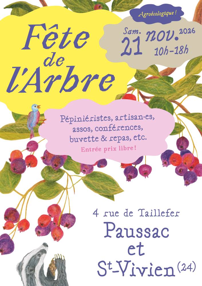 4ème Fête de l’Arbre, locale et agroécologique ! - PAUSSAC-ET-ST-VIVIEN