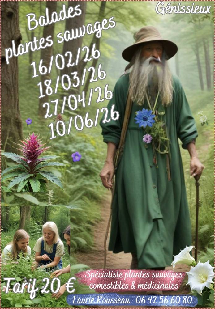 Balade plantes sauvages comestibles et médicinales  - Génissieux  (26)