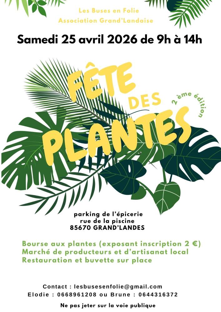 Fête des plantes et marché local - Grand'Landes (85)
