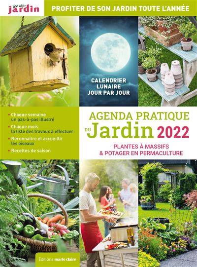  Agenda pratique du jardin 2022 - Sandra Lefrançois