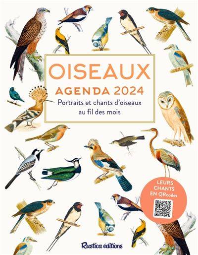 Oiseaux Agenda 2024 - Hervé Millancourt