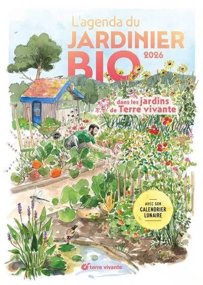 L’Agenda du jardinier bio 2026 - Pascal Aspe; illustrations : Maëlle Le Toquin