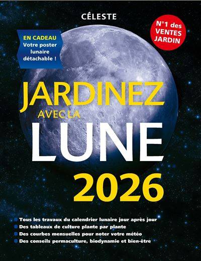 Jardinez avec la lune 2026 - Thérèse Tredoulat